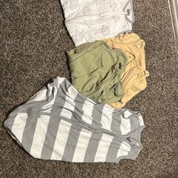 Cotton Sleep Sacks 0-6 Months 