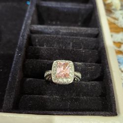 Pink Syine Ring Size 6