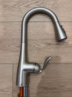 Moen kitchen sink faucet stainless steel
