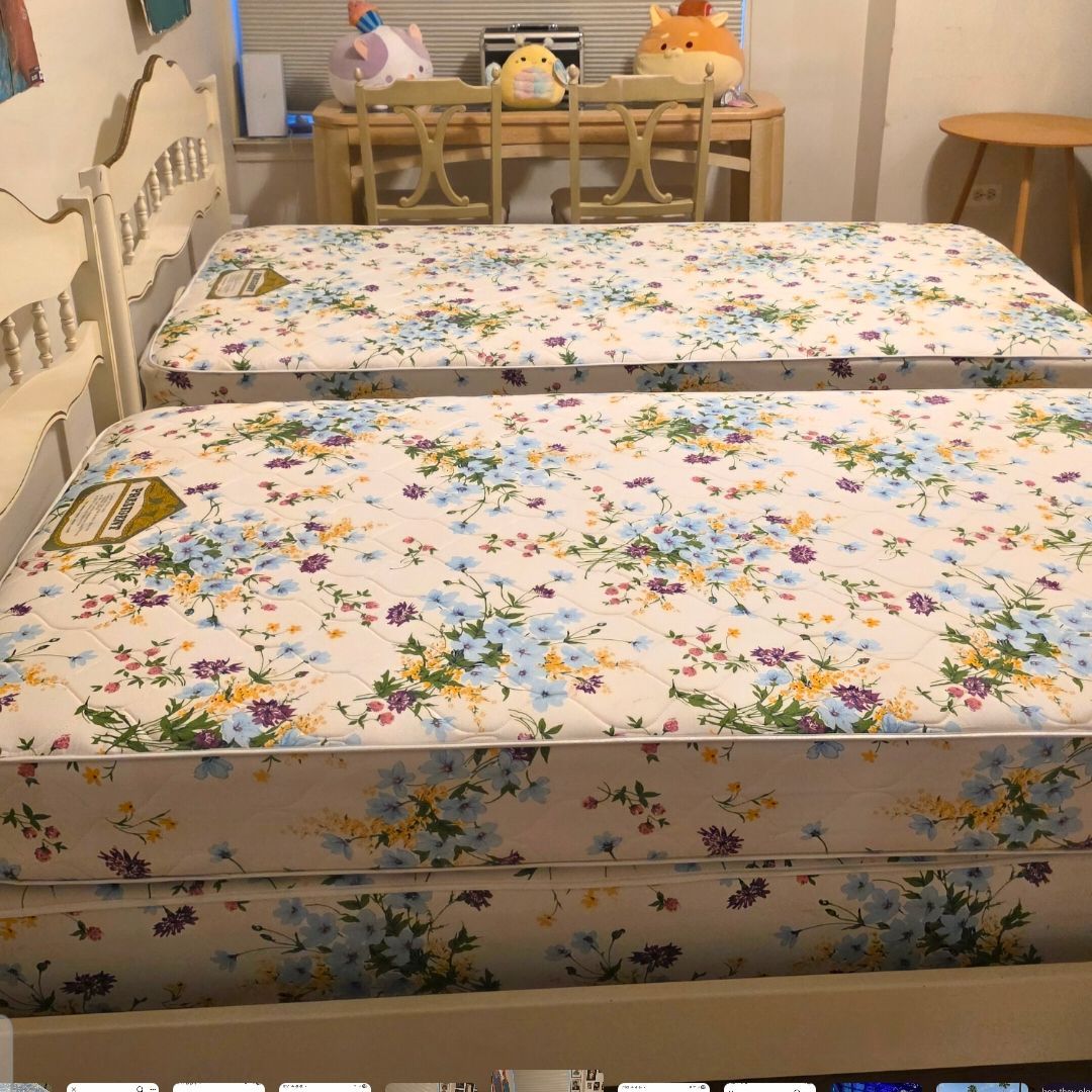 2 Matching Twin Beds