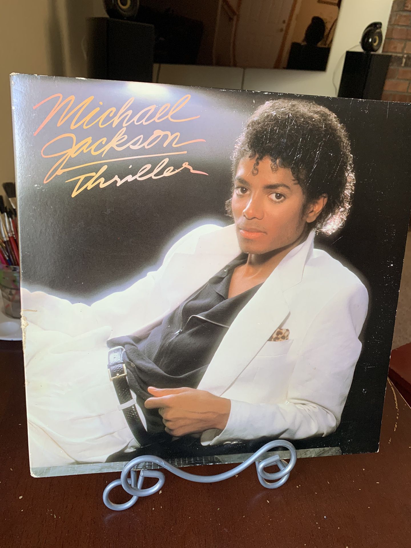 Michael Jackson Thriller Vinyl Record Album 