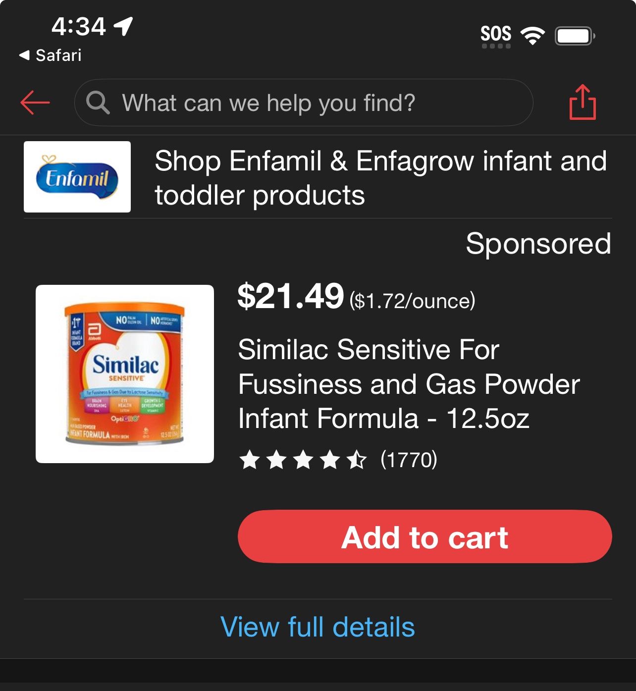 Baby Formula