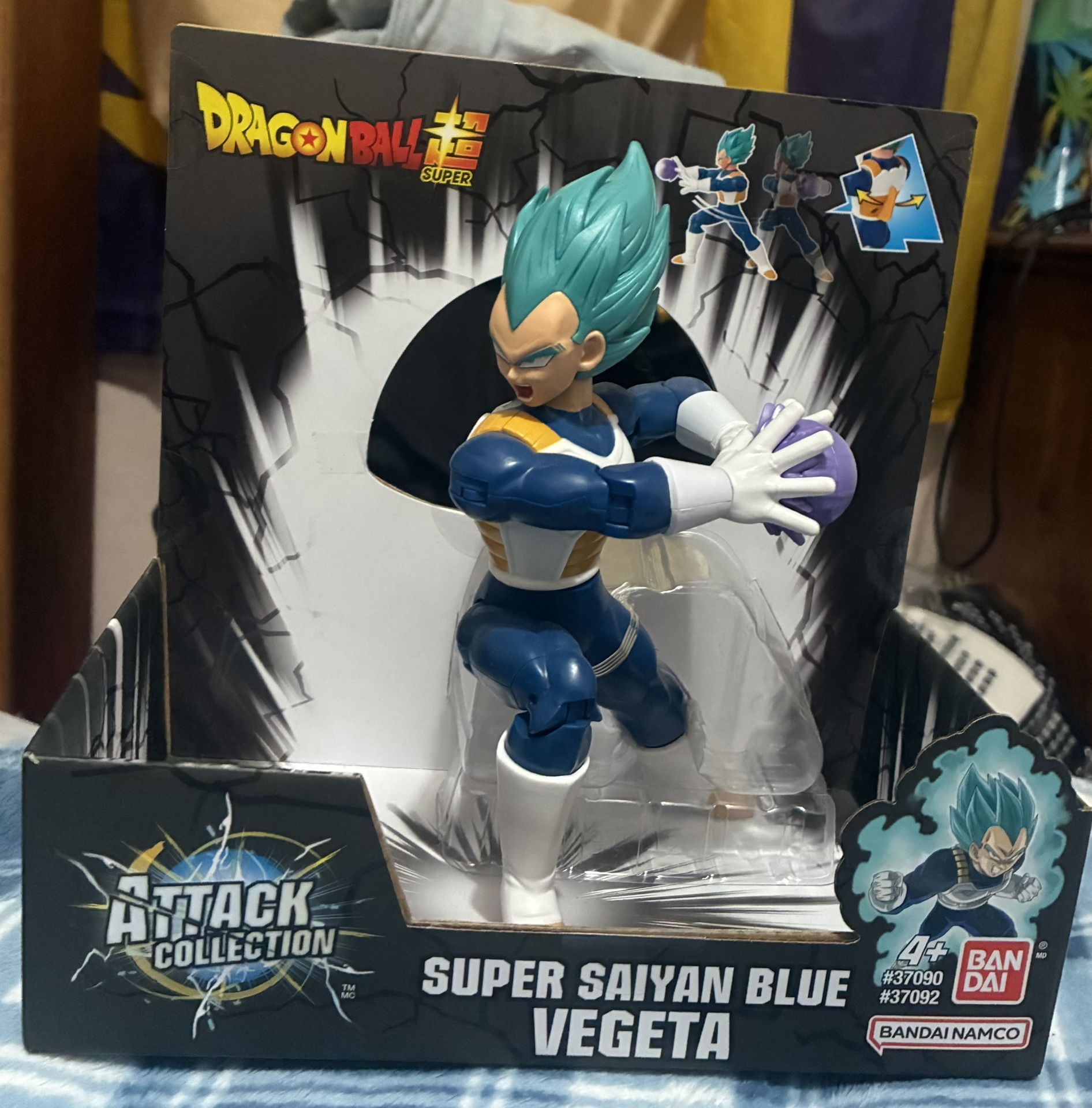 Dragon Ball Super Attack Collection Super Saiyan Blue Vegeta Figure NEW