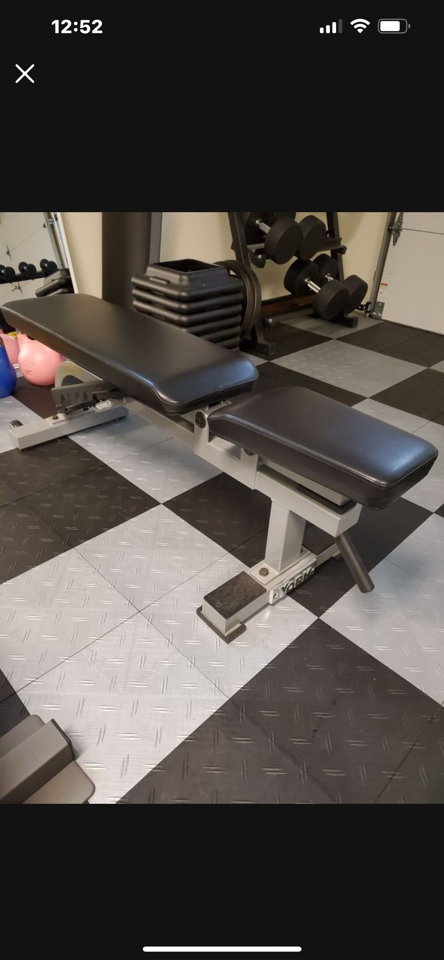 York Barbell STS Adjustable Bench β Flat to Incline