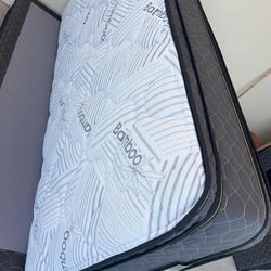 White Bamboo twin size set