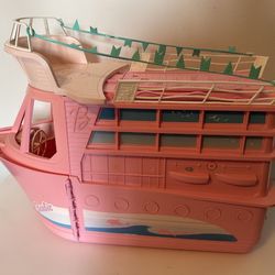 Vtg Pink Barbie Cruise Ship 