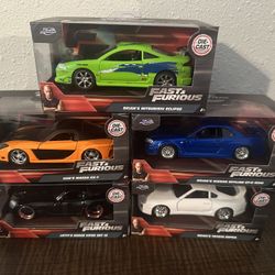 Jada Die Cast Fast And Furious Lot Mitsubishi Eclipse Nissan Skyline 