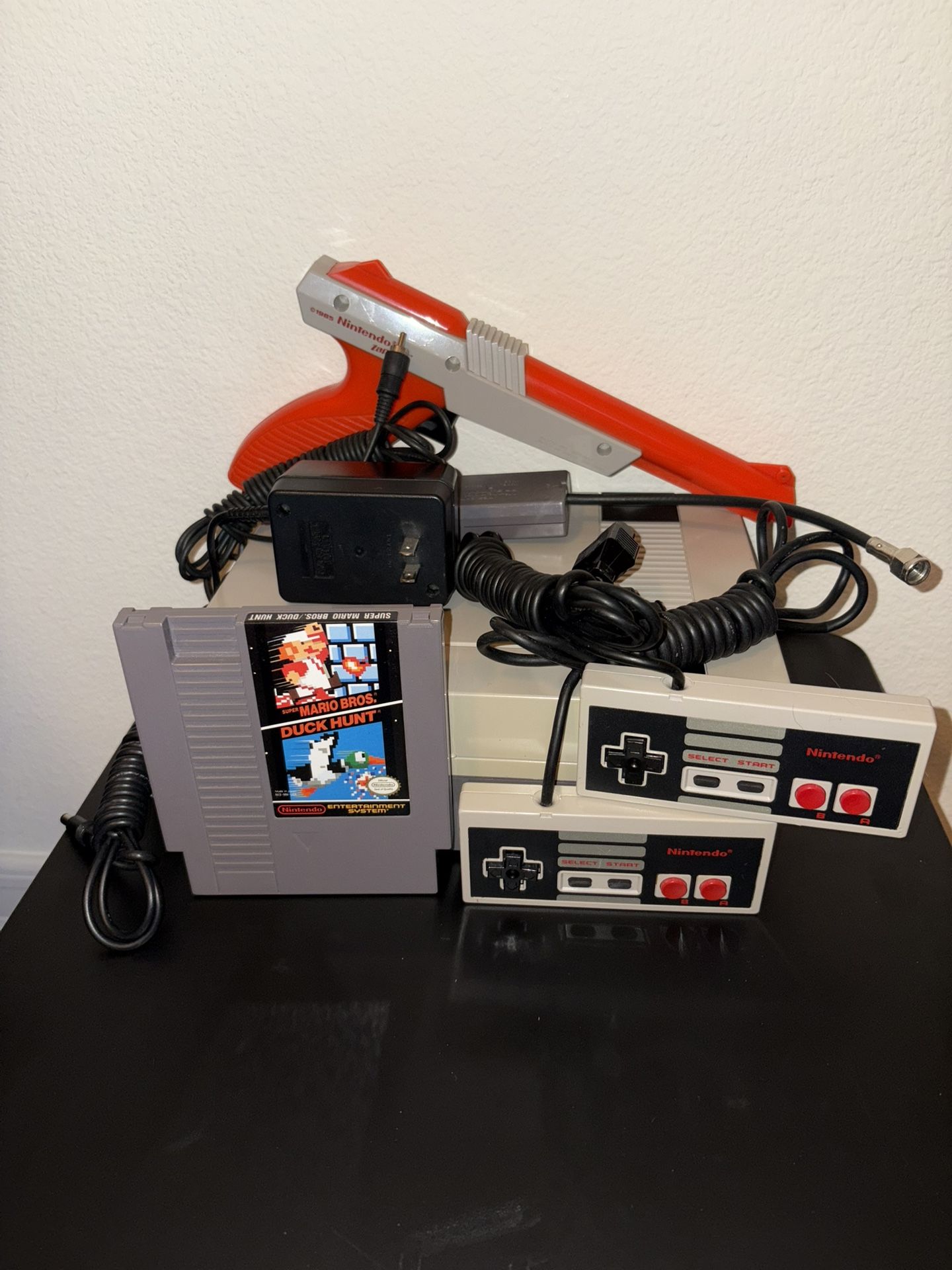 Original Nintendo (NES) Gaming System With Orange Zapper