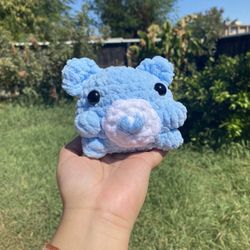 Crochet Blue Carebear
