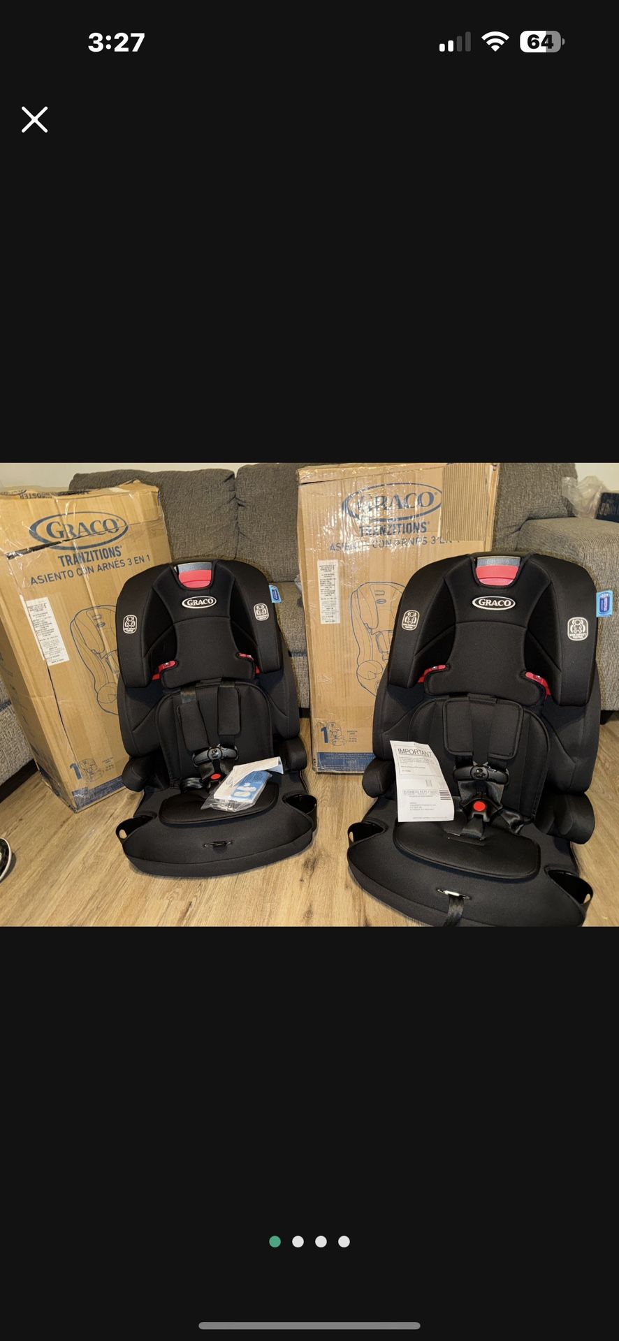 NEW! Graco Tranzitions 3-in-1 Forward Facing Harness Booster Car Seat