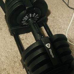 Lifepro Adjustable Dumbbells Set 