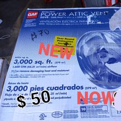 Power Attic Vent EGV6 //// Master Flow Attic Vent  ERV6 