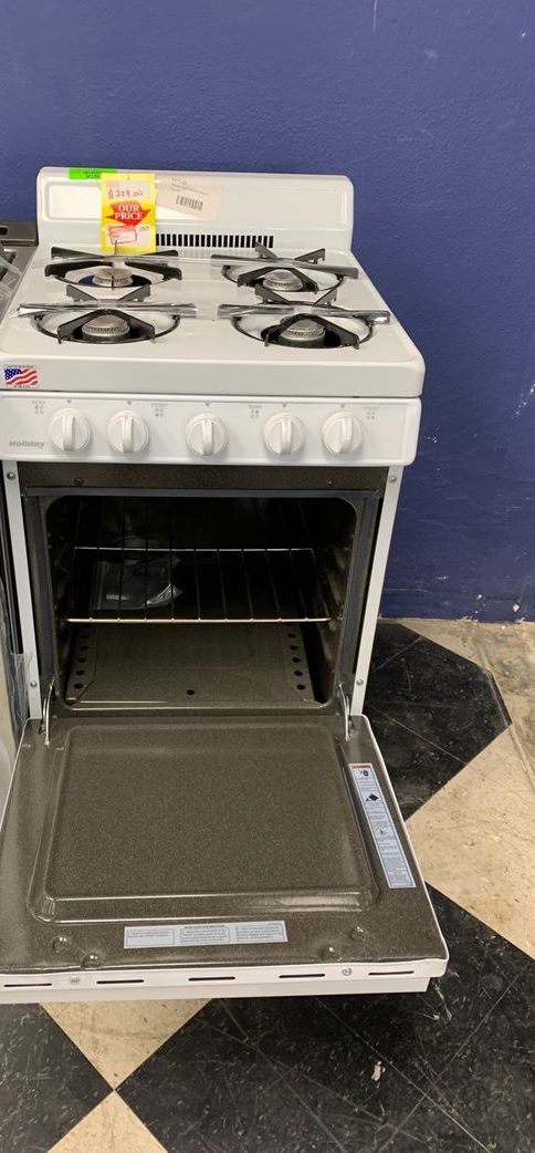 HOLIDAY BAK101OO 4 BURNER GAS STOVE 0KJ
