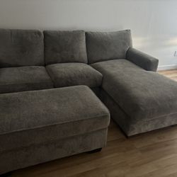 STANTON down filled sofa With Ottoman