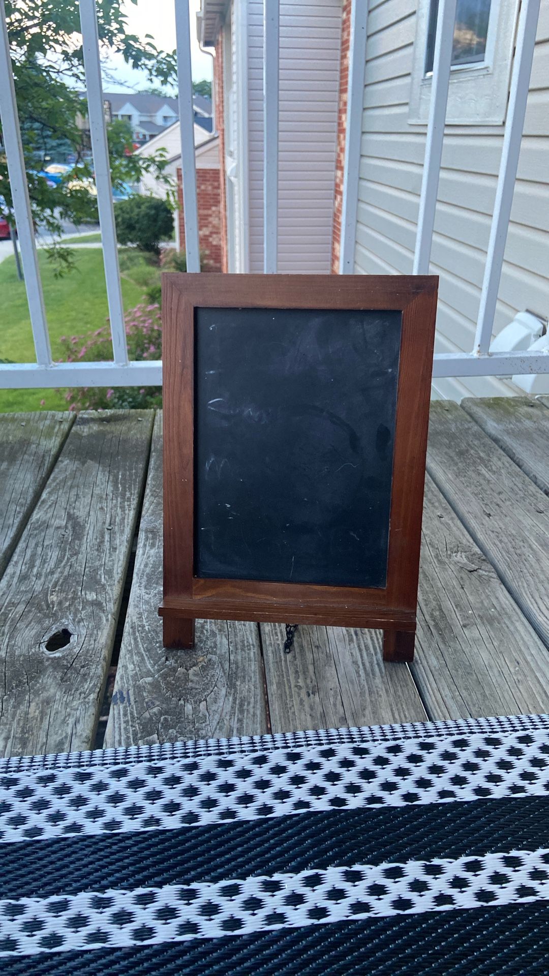 Small Wooden Chalk Board