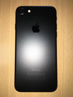 AT&T Iphone 7 black Matte.