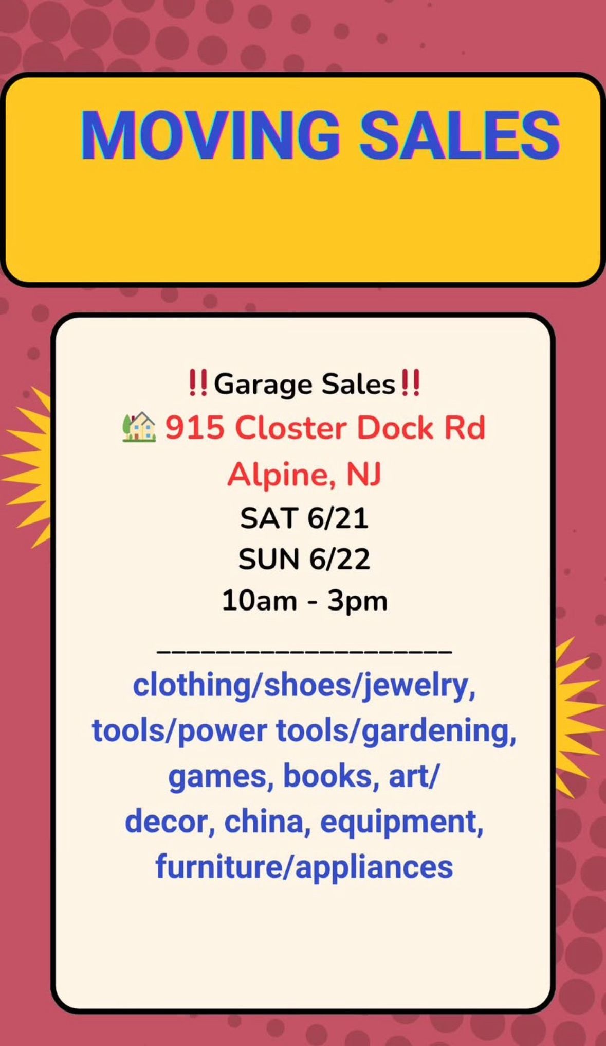 ‼️Garage Sales - furnitures - Plants - Coffee Table Etc