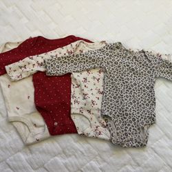 Long Sleeve Body Suits 3 Month 