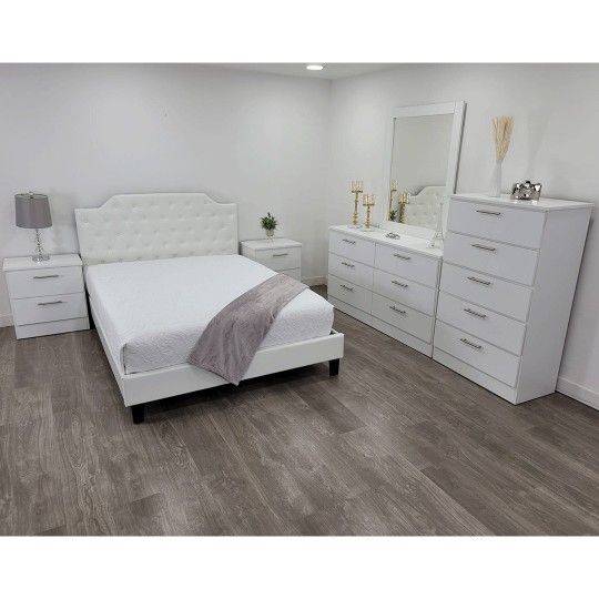 White Bedroom Set ▪︎ Juego De Cuarto Blanco