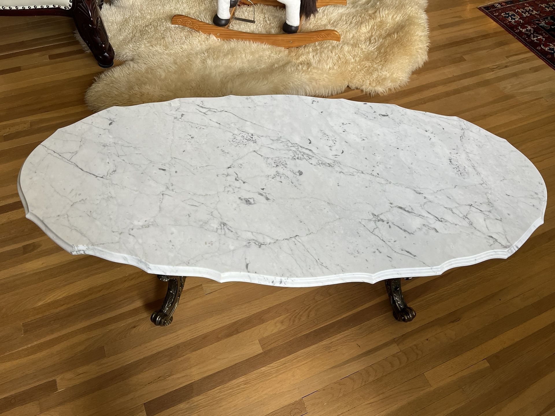 Antique Italian Marble Table 