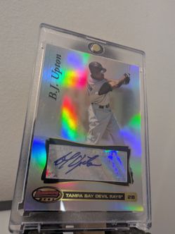 BJ Upton Auto Card