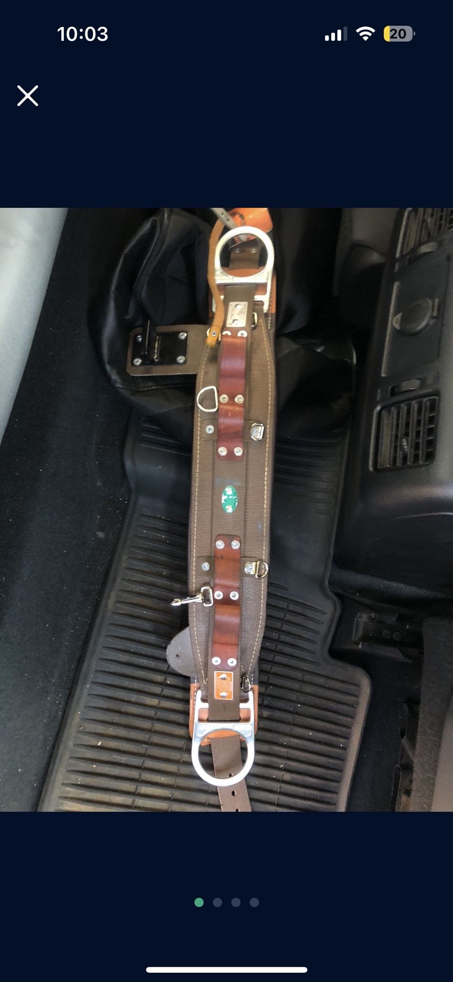 Bashlin Pole Climber Belt