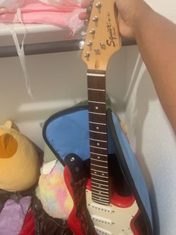 Squier Stratocaster Electric Guitar, Needs Strings