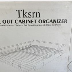 New Pull Out Cabinet Organizer Chrome Metal 