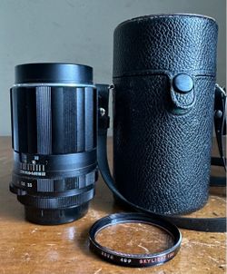 ASAHI Optical Super-Takumar 1:3.5/135mm Multi-Coated Camera Lens Filter + Case