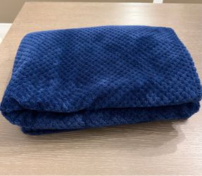 Waffle Fleece Throw Blanket 50x70
