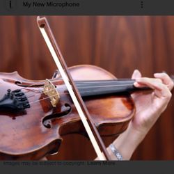 Brown Wood Violin  Size 3/4  Like New