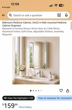 Bathroom Mirror Cabinet