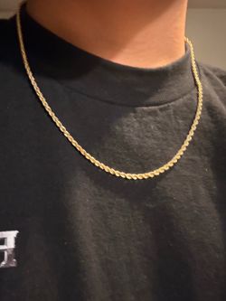 Gold Italian rope chain 🇮🇹
