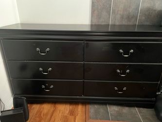 Black dresser