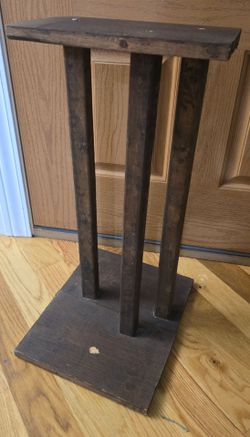 Vintage Wood Display Stand 25.5"