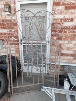 Wrought Iron Gate Doors In