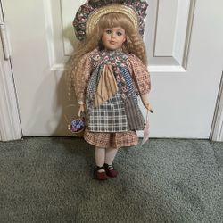 Collectors Memories Heather Porcelain Doll