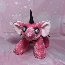 Custom Plush- Creepy Elephant- Circus Act