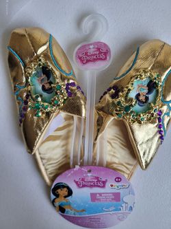 Disney Princess Jasmine Deluxe Costume Slippers