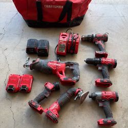 Power Tool Set With Bag 