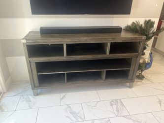 “Modern Rustic Wood TV stand / Display Shelf”