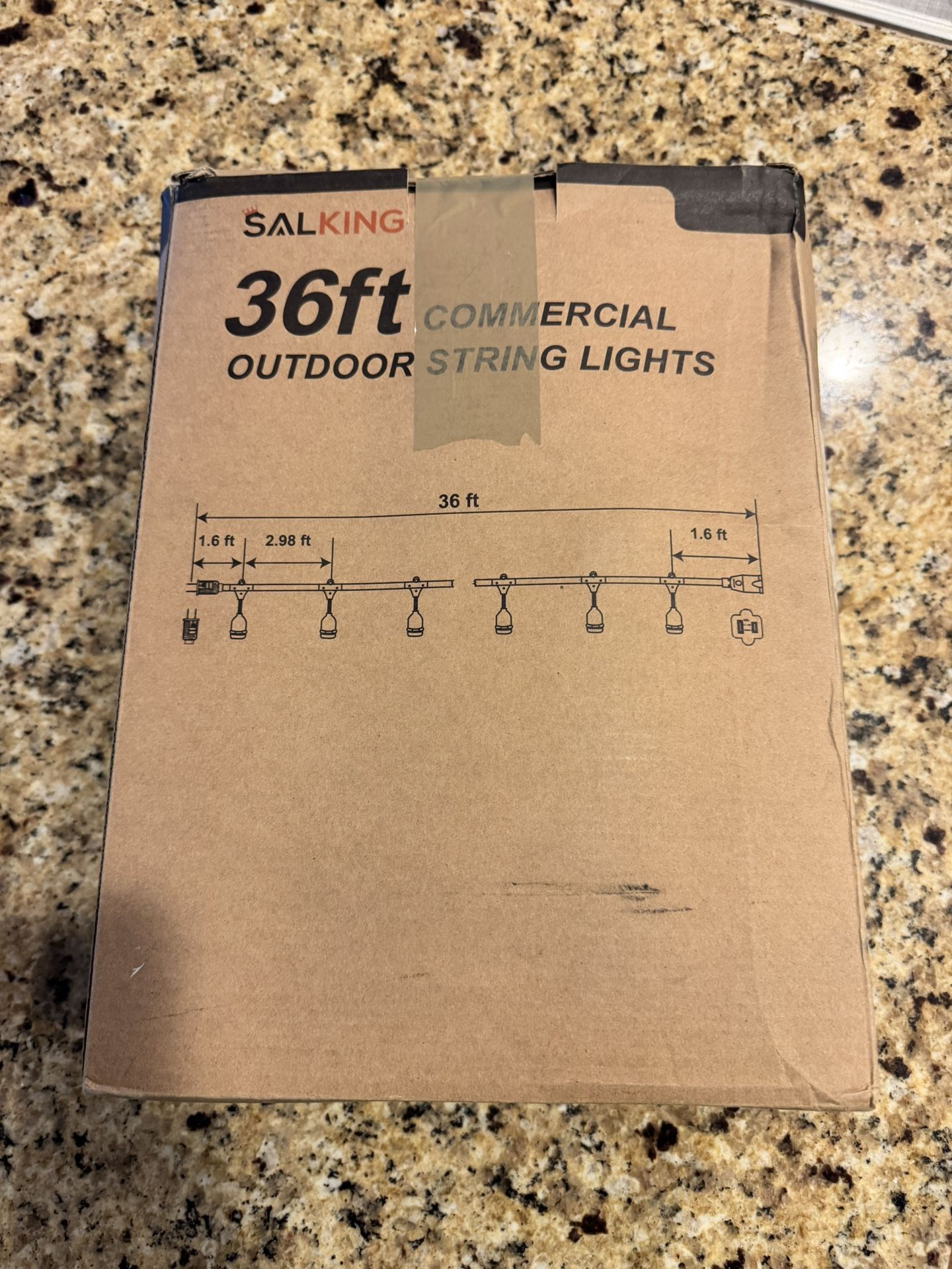 36ft Outdoor String Lights