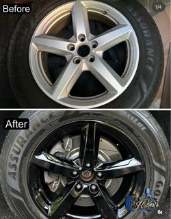 RIM BLACK OUT & CALIPER PAINTING