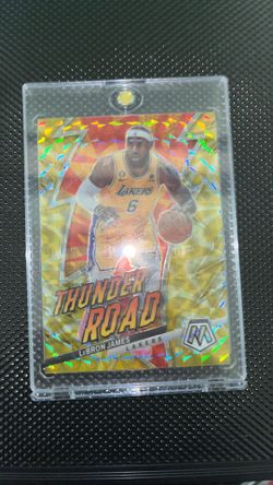 22-23 Mosiac LeBron James Thunder Road (Yellow) /99