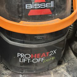 Bissell pro heat 2X lift off pet