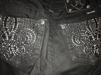Like new black miss me jeans