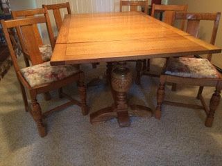 Solid oak table