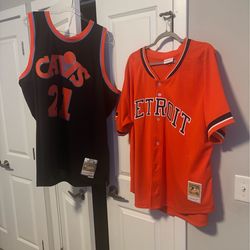 Throwback basketball jersey