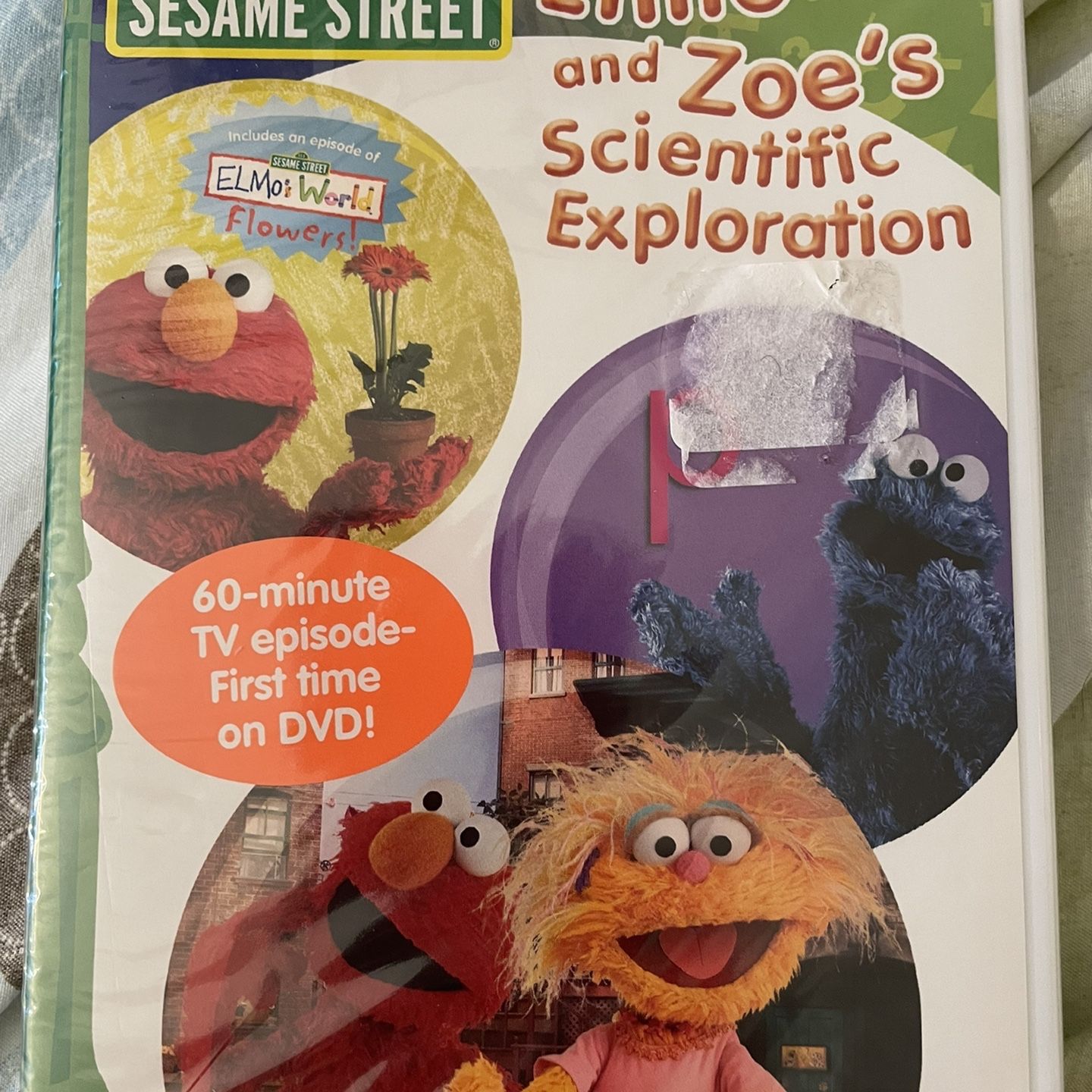 Sesame Street's ELMO AND ZOE'S SCIENTIFIC EXPLORATION (DVD) NEW
