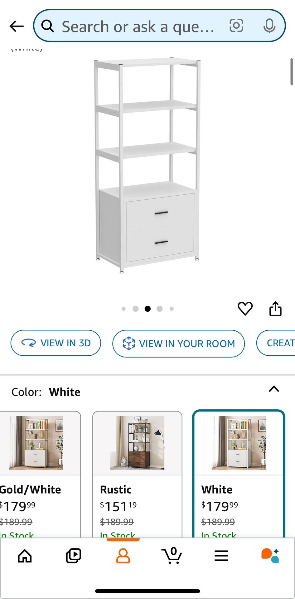 Shelf With Drawers